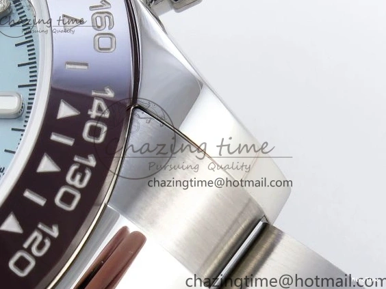 MiroTime 0307 TimelessDesign DAYTONA 116506 SS OMF BEST EDITION ICE BLUE DIAL ON SS BRACELET A7750 (SLIM MOVEMENT) 1811